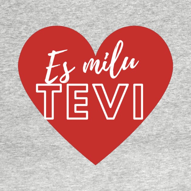 Es mīlu tevi - I love you - Latvian by LukjanovArt